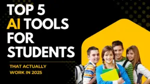 Top 5 AI Tools for Students That Actually Work in 2025